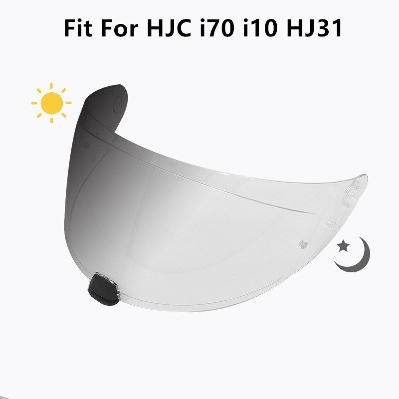 Photochromic Visor Lens Fit For HJC i70 i10 HJ-31 Motorcycle Helmet Shield