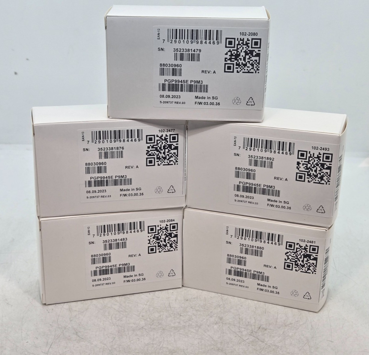 [LOT OF 5] TYCO/DSC PGP9945E P9M3 Wireless Door/Window Contact FAST FREE SHIP b