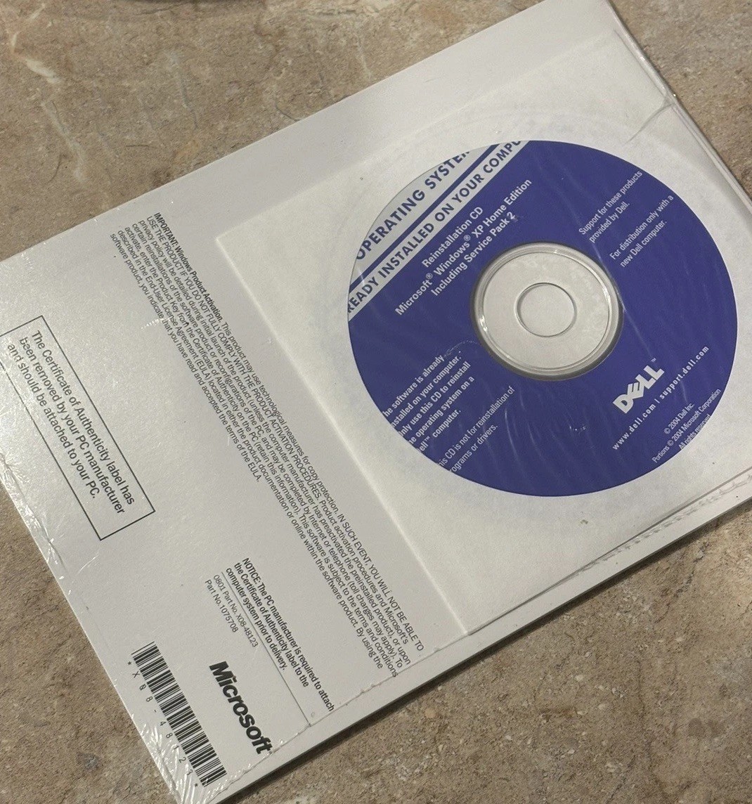 SEALED NEW Microsoft Windows XP Home Edition Version 2002