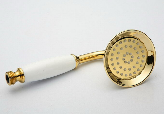 Wall Mounted Gold Brass Bathroom Rainfall Shower Faucet Set Tub Mixer Tap 2gf312