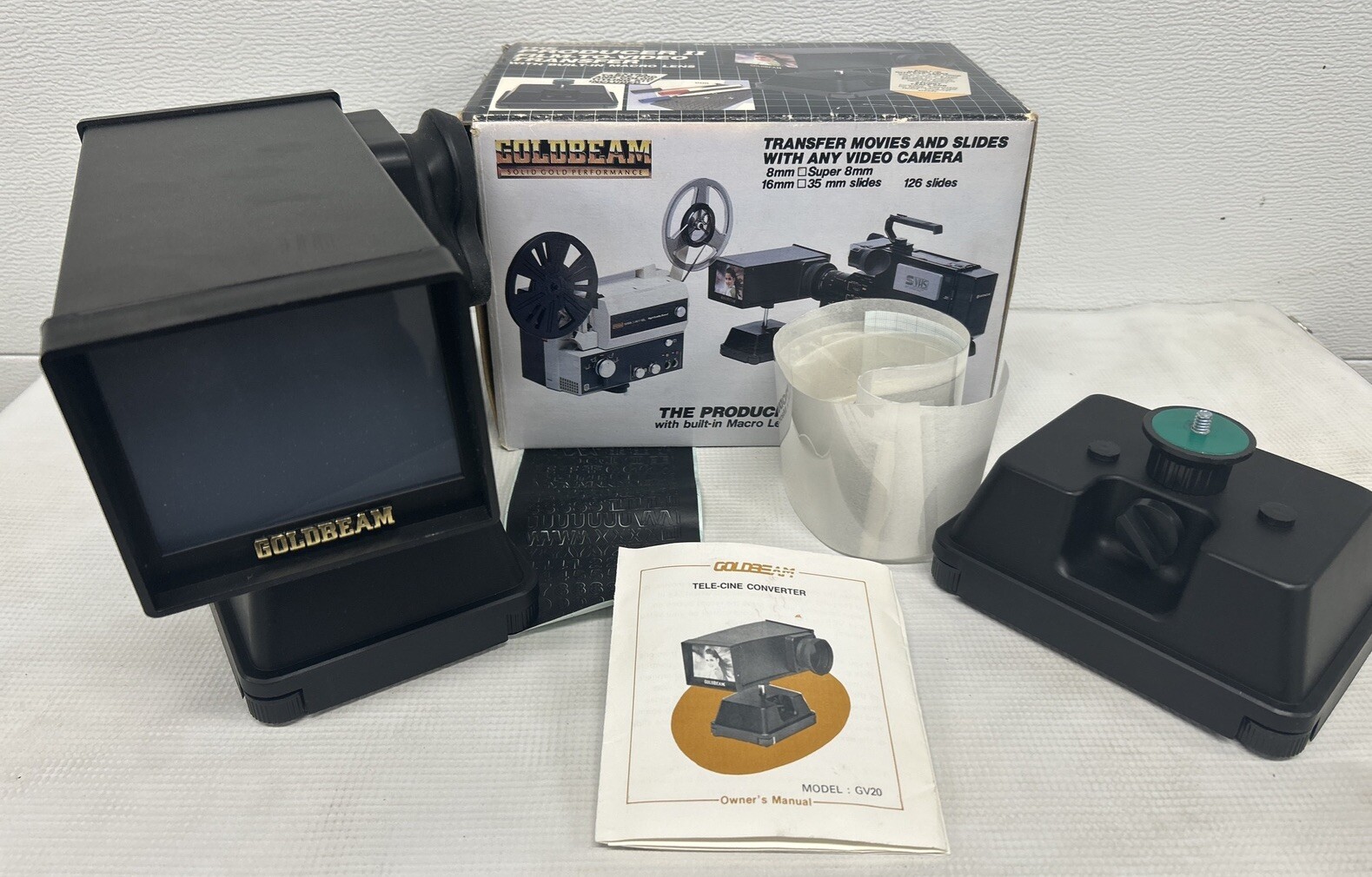 Goldbeam The Producer II Film To Video Transfer Model GV-20 Looks Good!