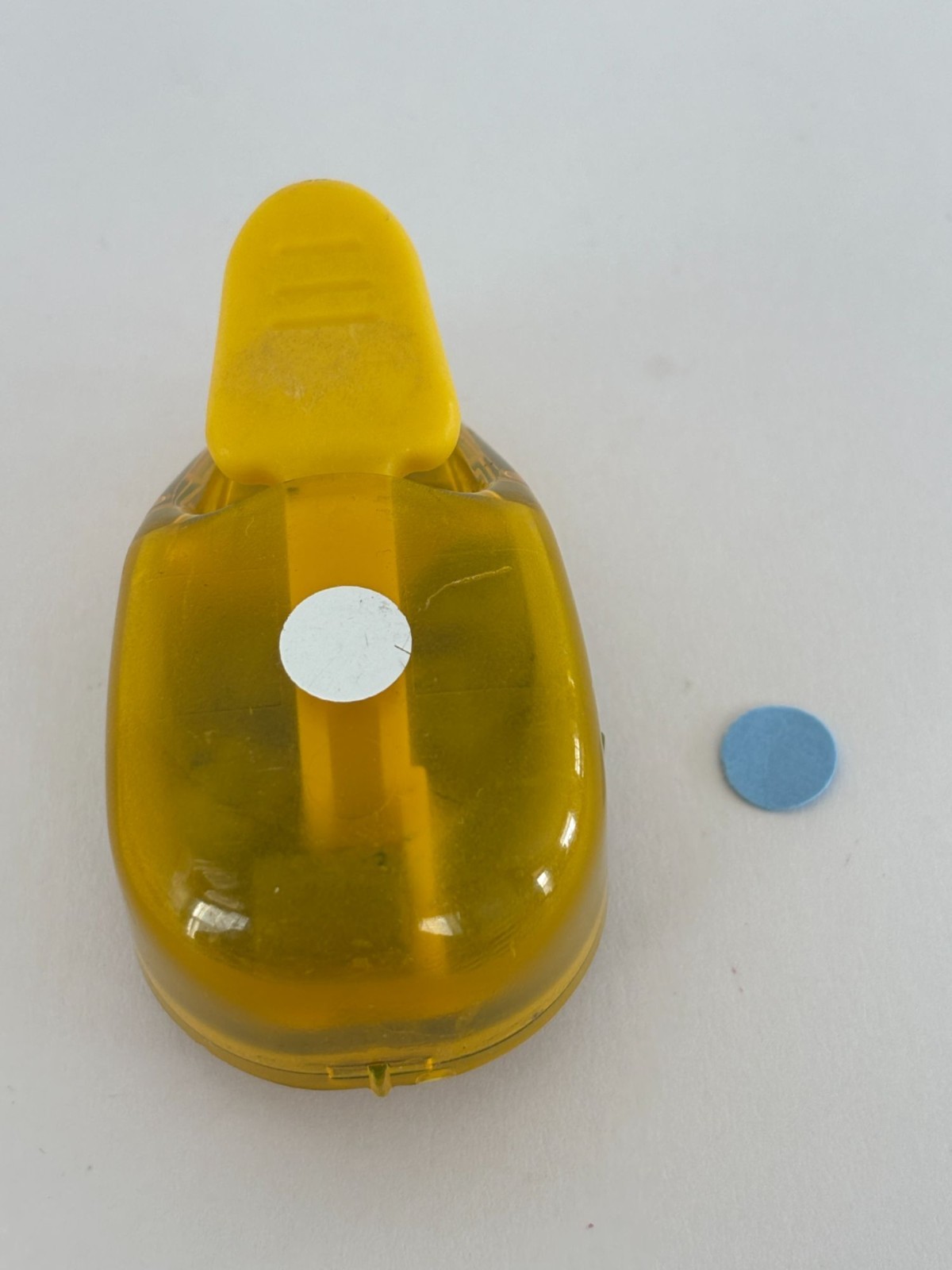 Mini Circle Yellow Paper Punch Crafts Card Making Scrapbooking Small Tiny Dot