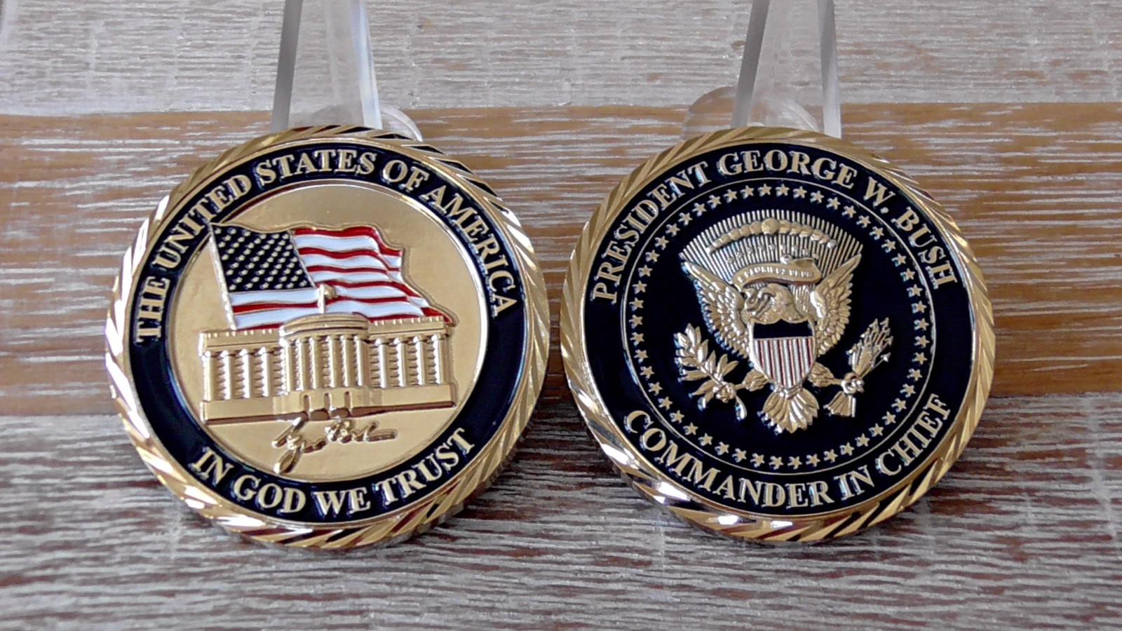 43rd President George W Bush Commander in Chief POTUS Challenge Coin