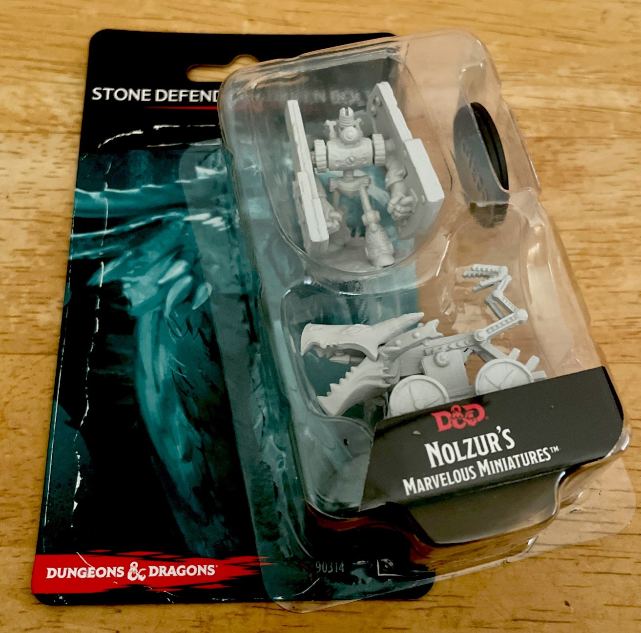 Stone Defender & Oaken Bolter Wizkids Nolzur’s Marvelous Miniatures Brand New!
