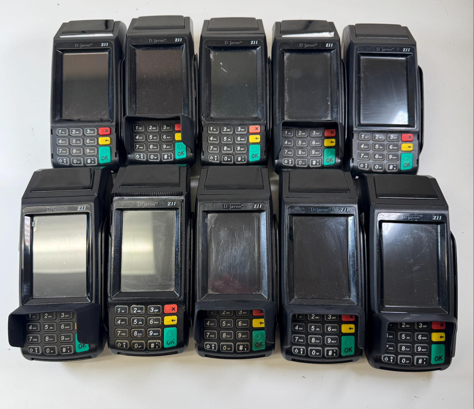 Dejavoo Z11 EMV / Card Terminal - READ for Encryption Key - Lot of 10