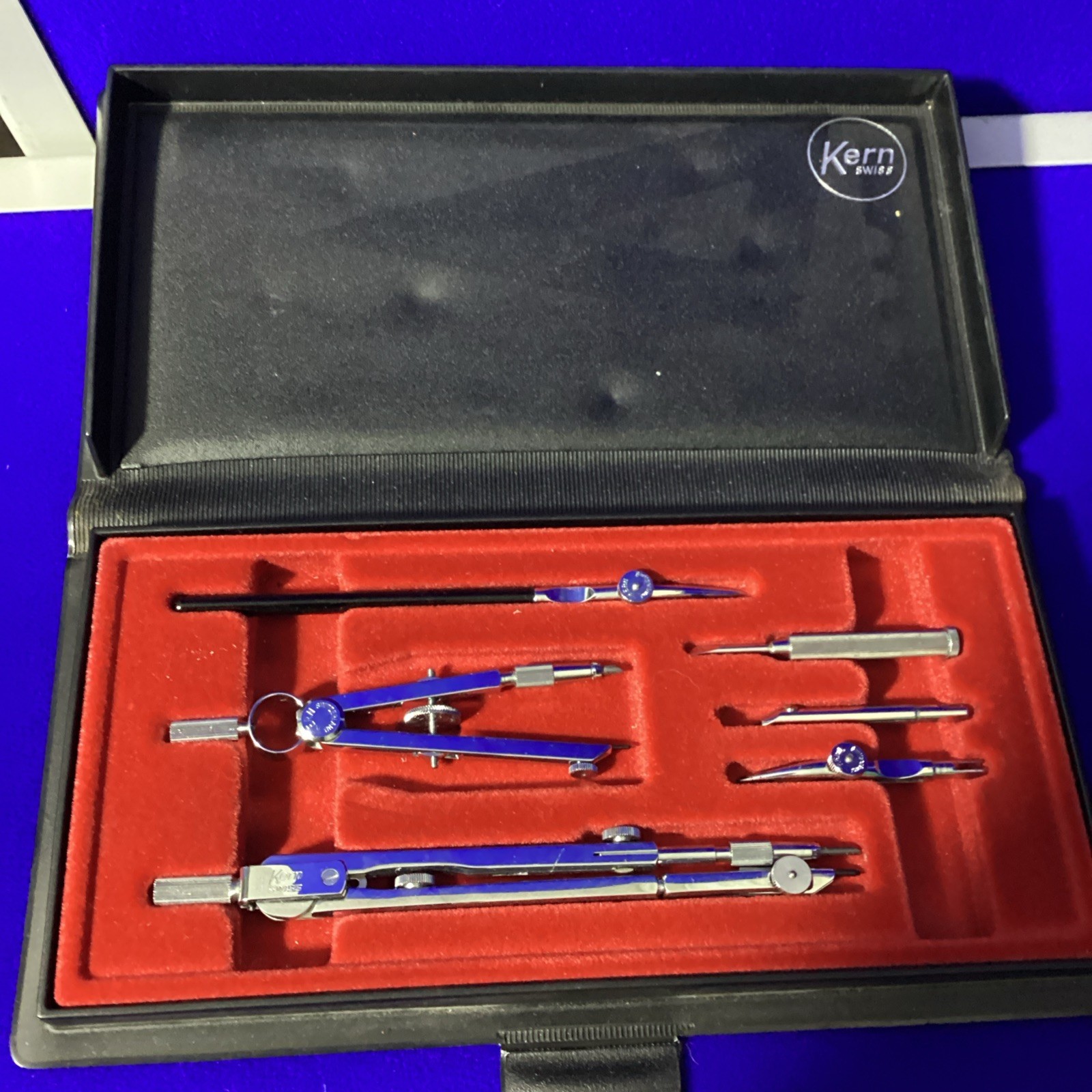 Kern Swiss Drafting Tool 6 piece Set Switzerland in original case