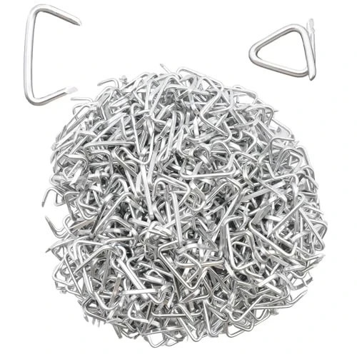 600 pcs 3/4" Galvanized Hog Rings for Auto Upholstery, Fencing, 600 Pcs