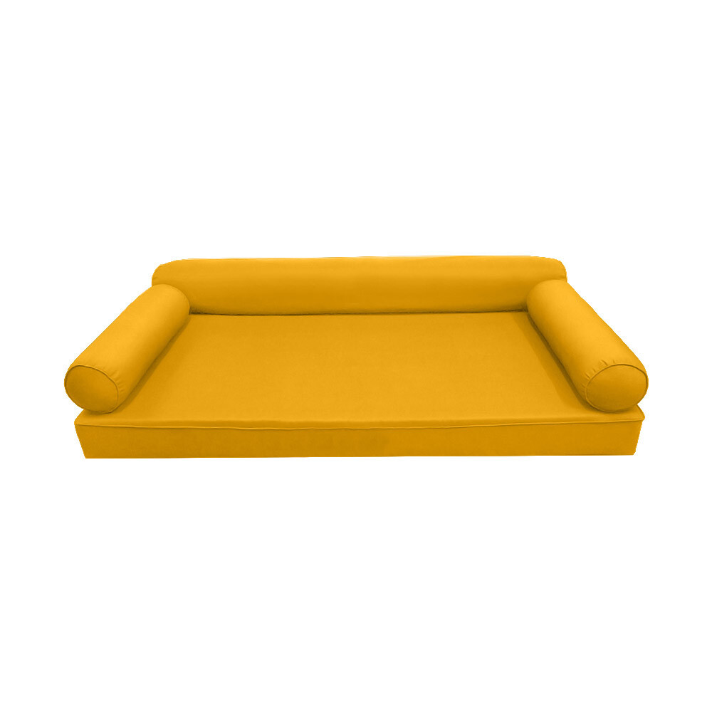 STYLE 6 Mattress & Pillow Daybed Porch Swing Piped Trim Twin AD108 |COVERS ONLY|