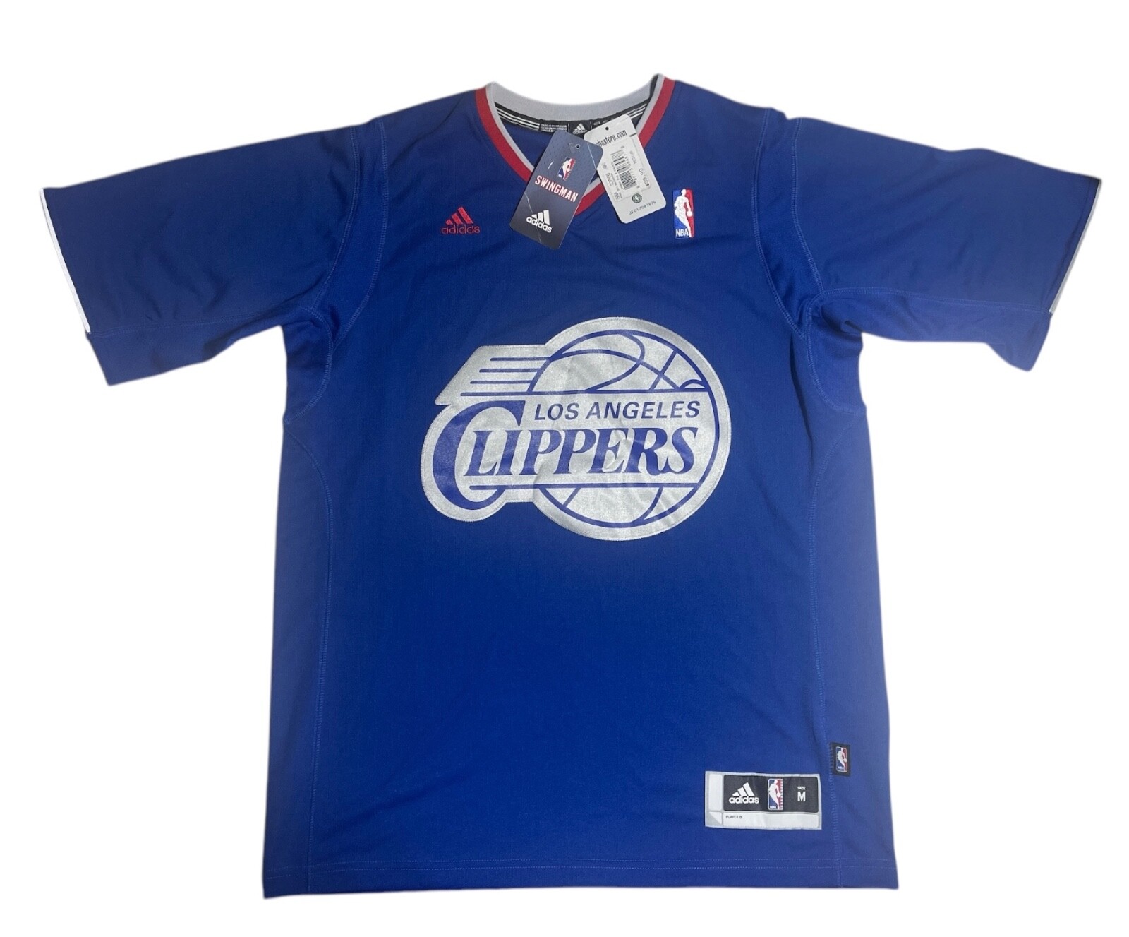 adidas NBA Clippers Los Angeles Jersey, Size MEN'S Medium, NEW/TAG, COLOR ROYAL