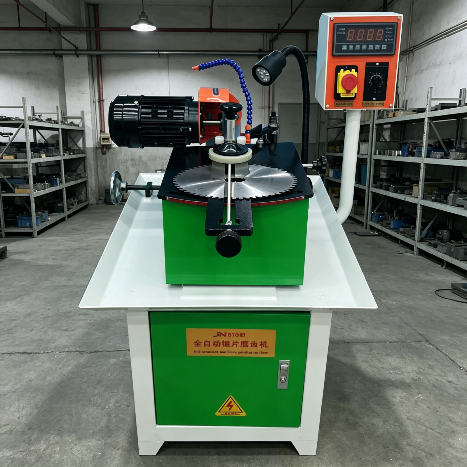 220V 550W Saw Blade Sharpener Gear Grinding Machine. Saw Blade Capacity 31-1/2"
