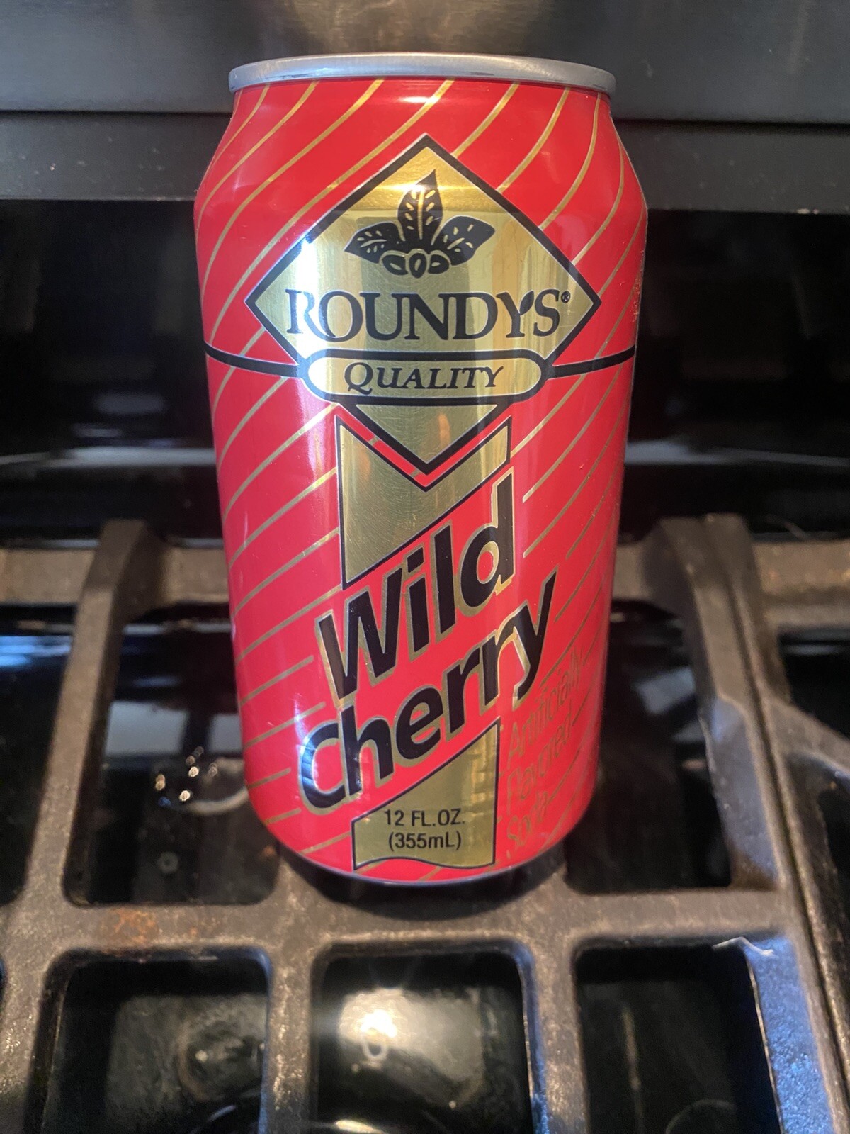 ROUNDY’S WILD CHERRY 🍒 SODA 🥤 Can 🥤ELUSIVE STYLE WILD CHERRY 🍒