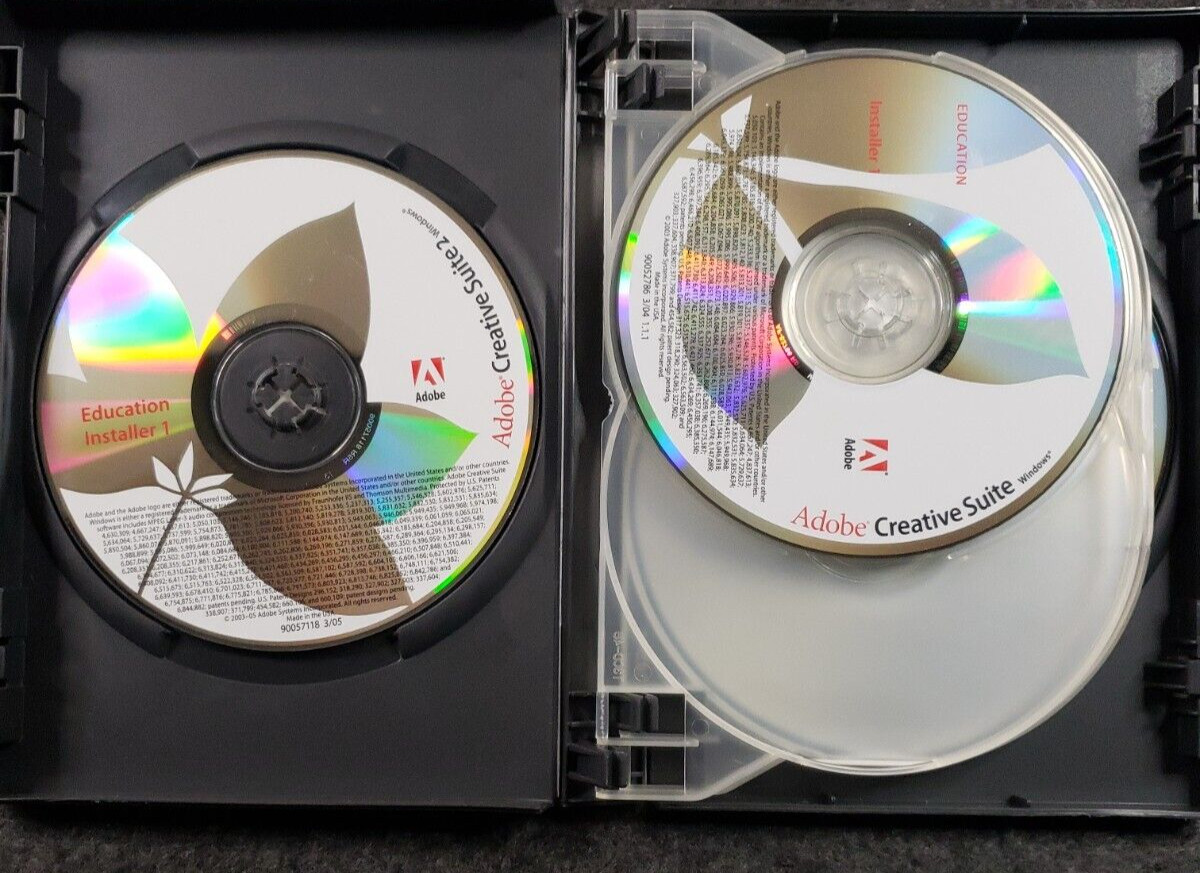 Adobe Creative Suites Premium Missing 1 disk (C17B4)