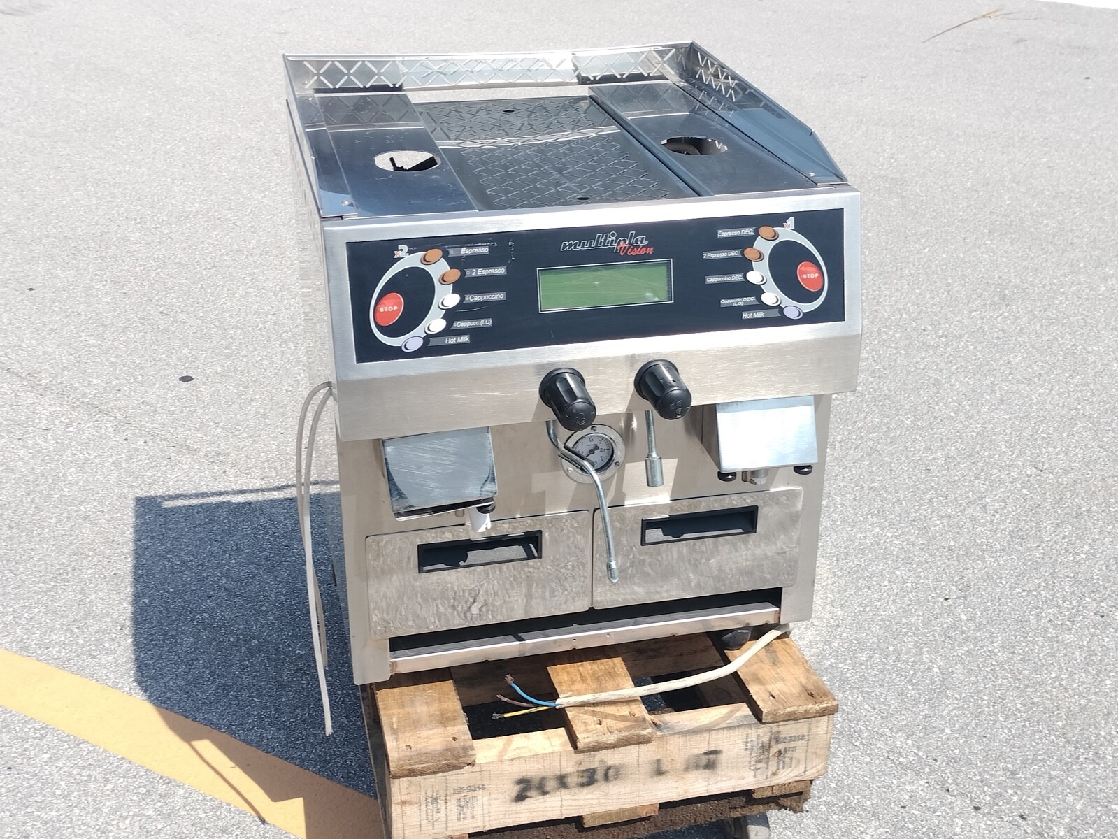 ACEM Flymax Commercial Espresso Expresso Cappucino Maker Machine Multipla Vision