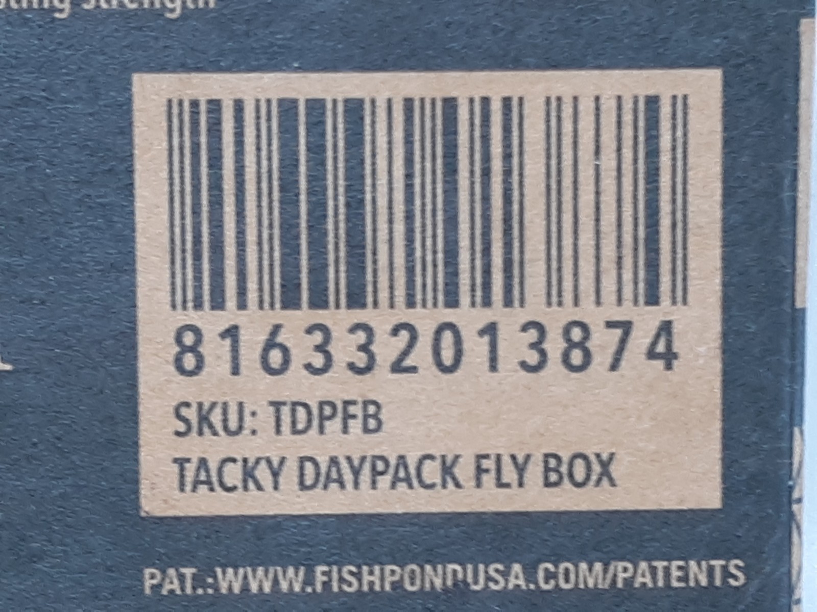 Fishpond Tacky Daypack Fly Box - New - Patented Silicone Anchoring Technology