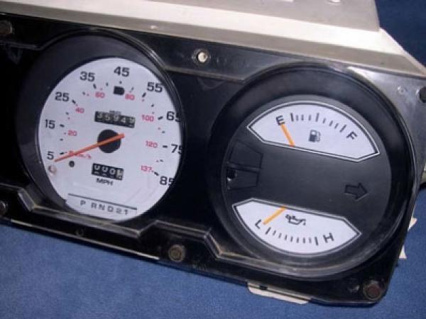 White Face Gauges for 1981-1989 Dodge Ram