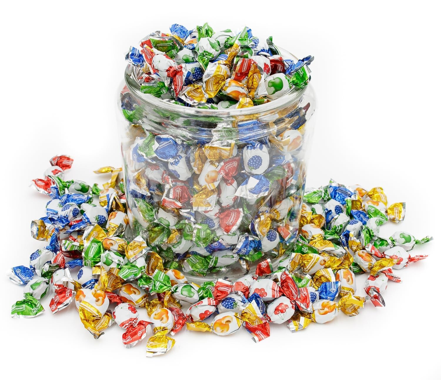 Colombina Delicate Fruit Drop 4 Assorted Flavors Bulk Delicious Candy (2.2 LB)