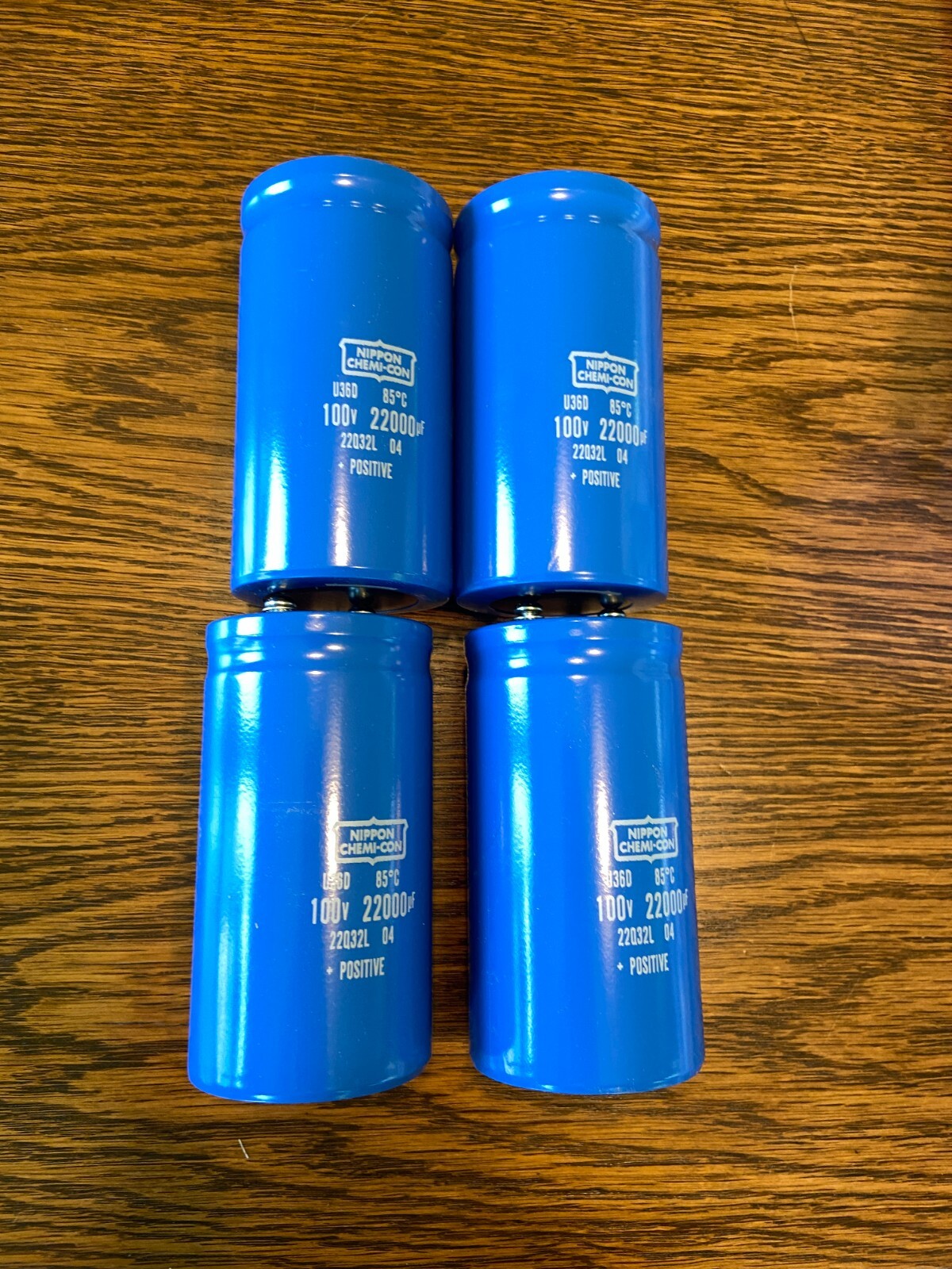 4 New 22000 uf 100v Chemi-Con Capacitors Technics SA-1000 Main Filter EXACT FIT