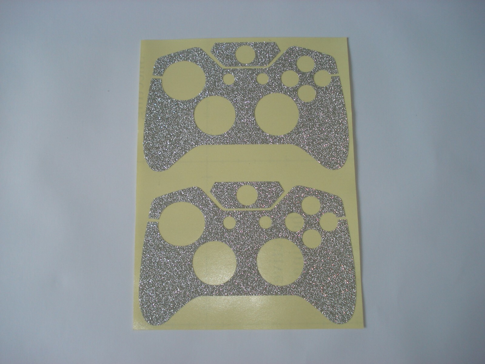 Shining Silver Bling Glitter Skin Sticker Xbox One & Kinect & 2 controller skins