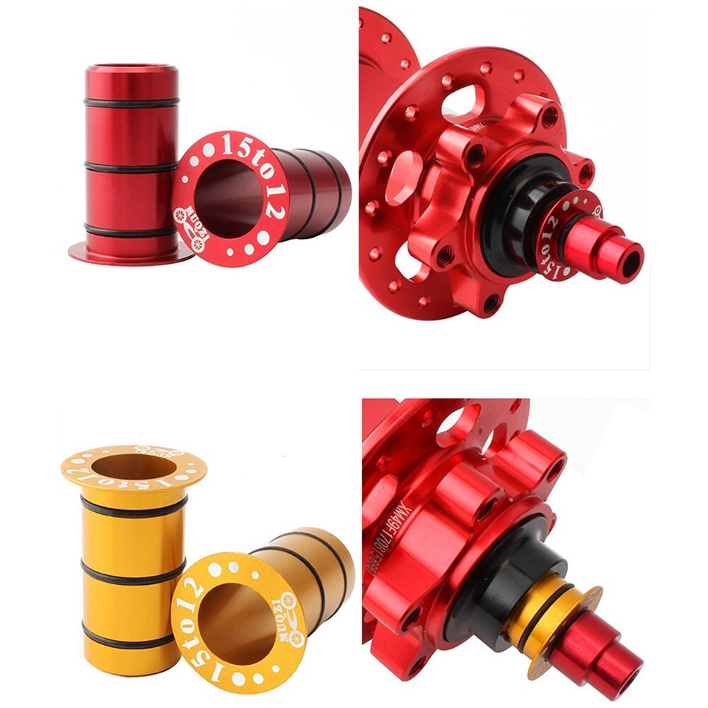 15mm To 12mm Hub Adapter Axle Bicycle Conversion Seat Size Thru Durable
