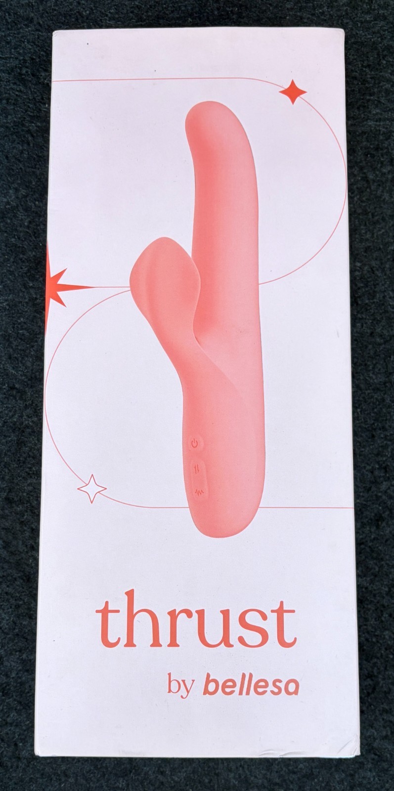 BELLESA Thrust G-Spot Thrusting Vibrator Pink BEL056