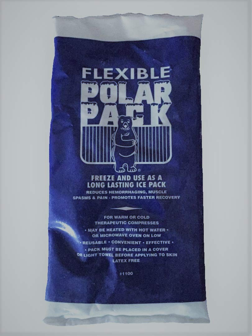 Flexible Polar Pack, Warm Compress or Cold Ice 1 Count (Pack of 1), Blue