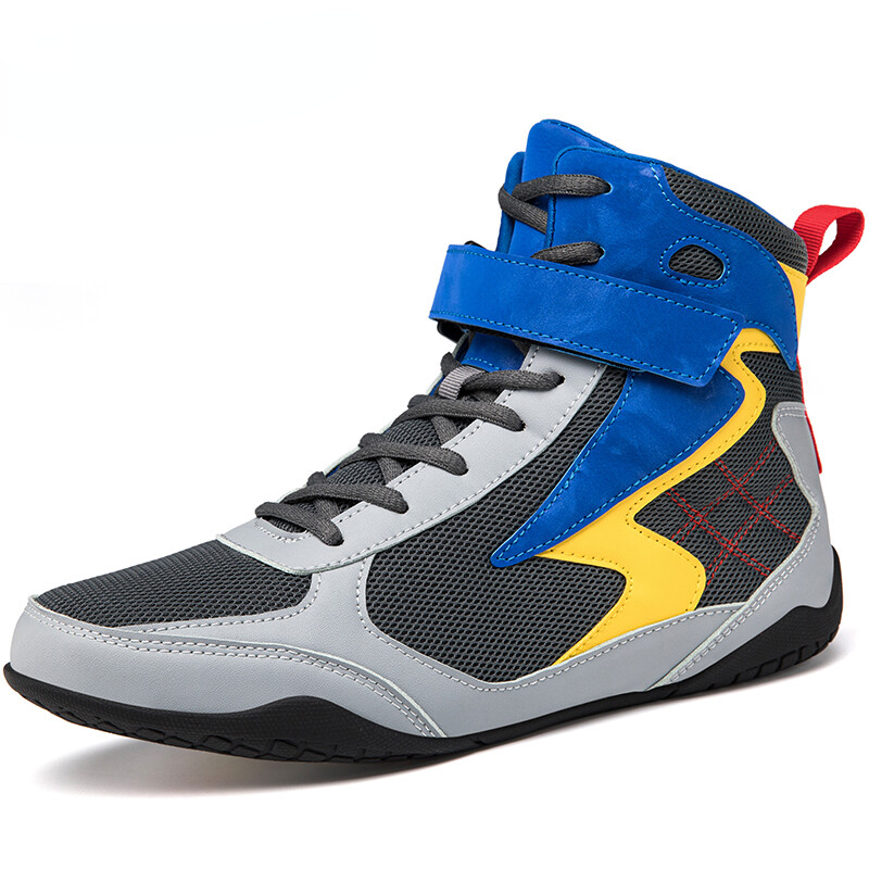 Men Boxing Shoes Rubber Breathable Wrestling Shoes Wrestling Costume Shoes