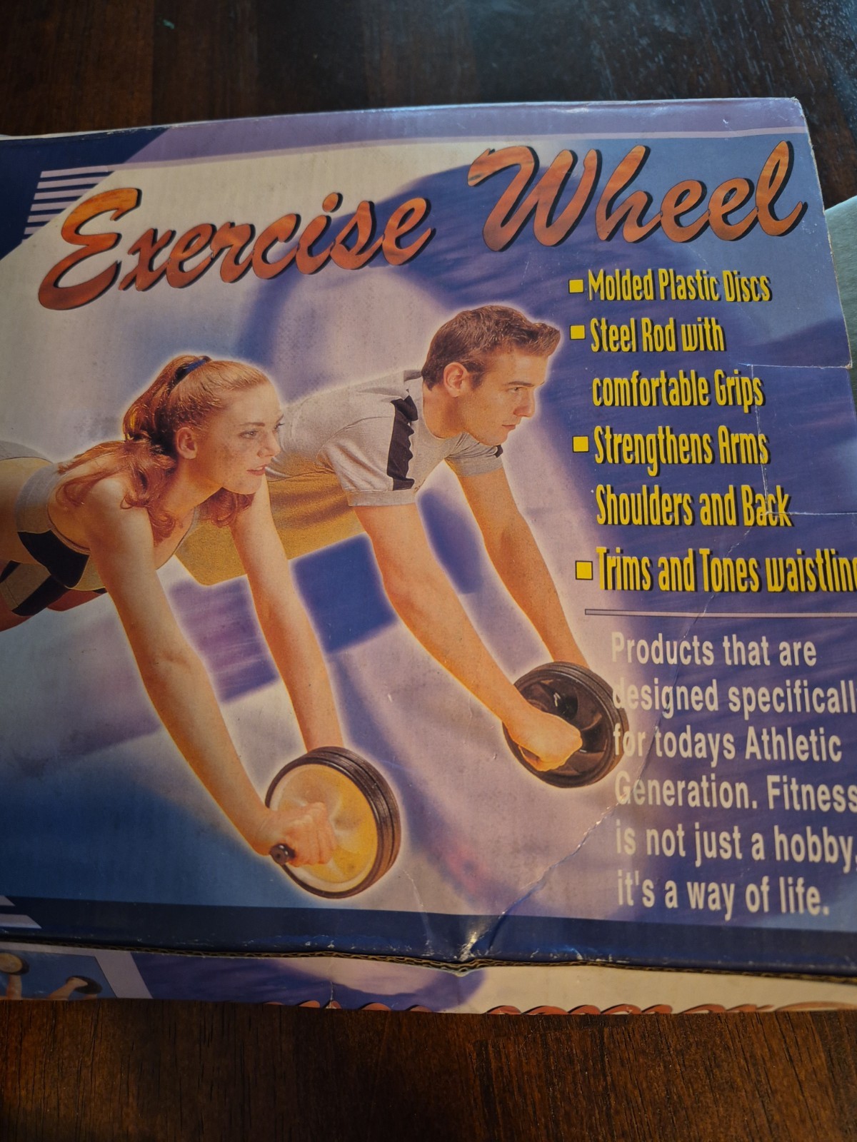 Exercise Ab Wheel Non Slip Design Lightweight Portable