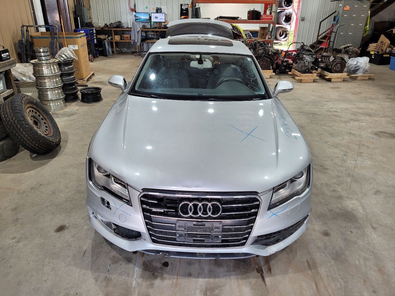 2012 Audi A7 Passenger Right Daytime Running Light Module PN: 4G0907397J