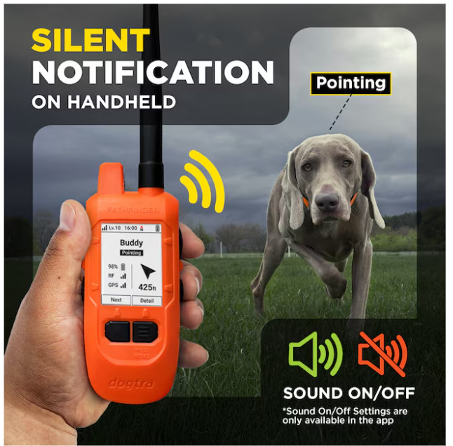 Dogtra Pathfinder2 Mini Compass - Handheld GPS Dog Tracking and Training System