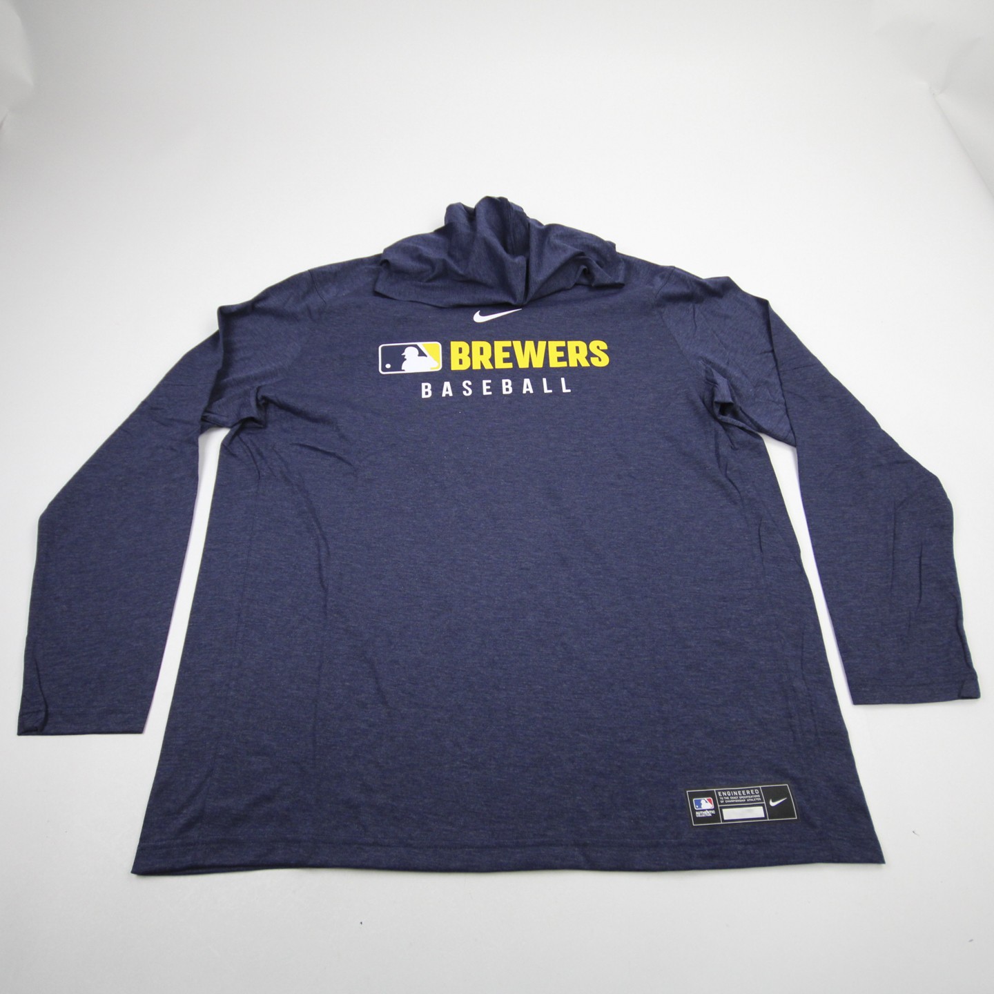 Milwaukee Brewers Nike MLB Authentic Dri-Fit Long Sleeve Shirt Men's XL