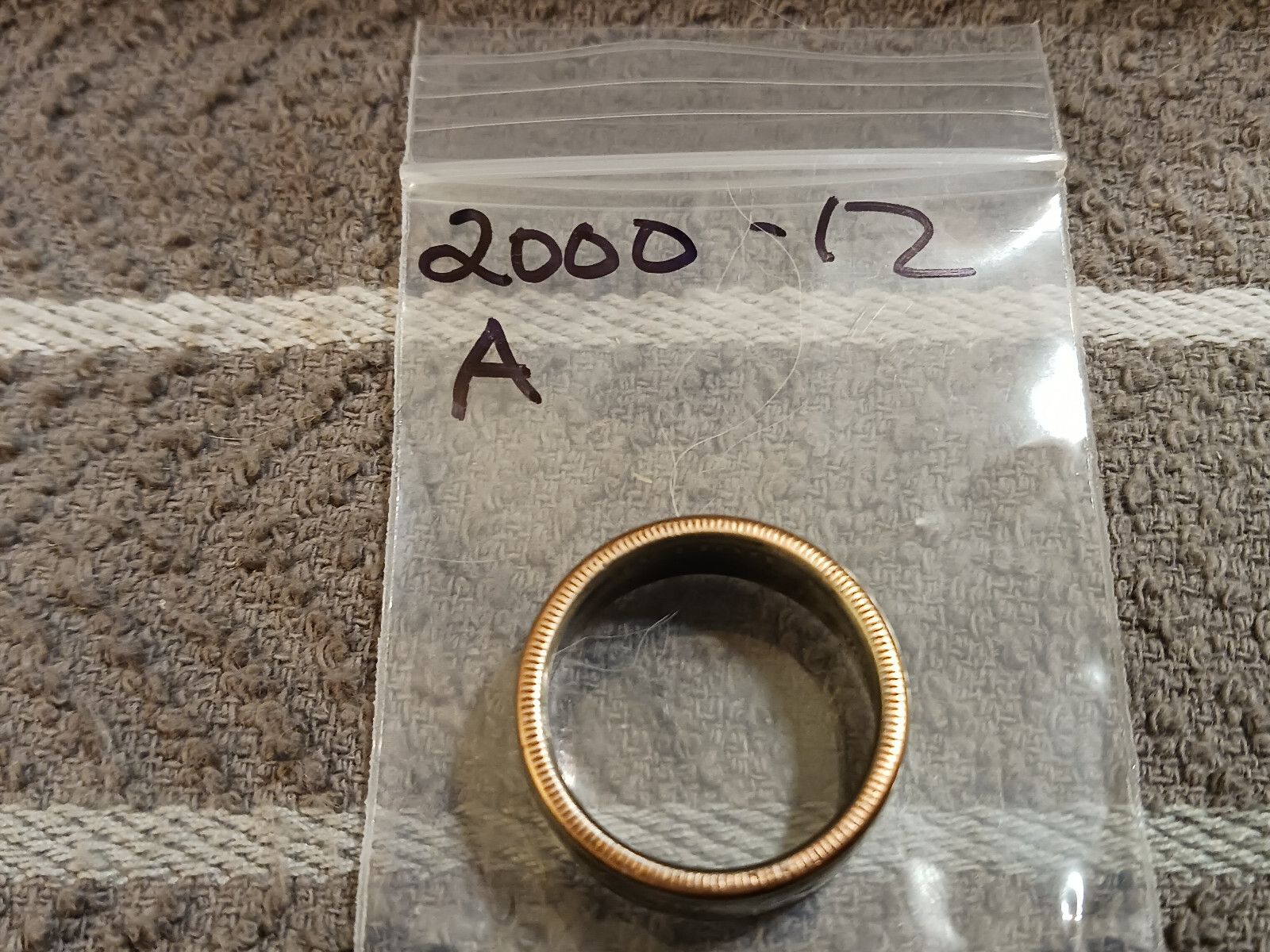 2000 Kennedy Half Dollars size 12 coin ring handmade mixed metals