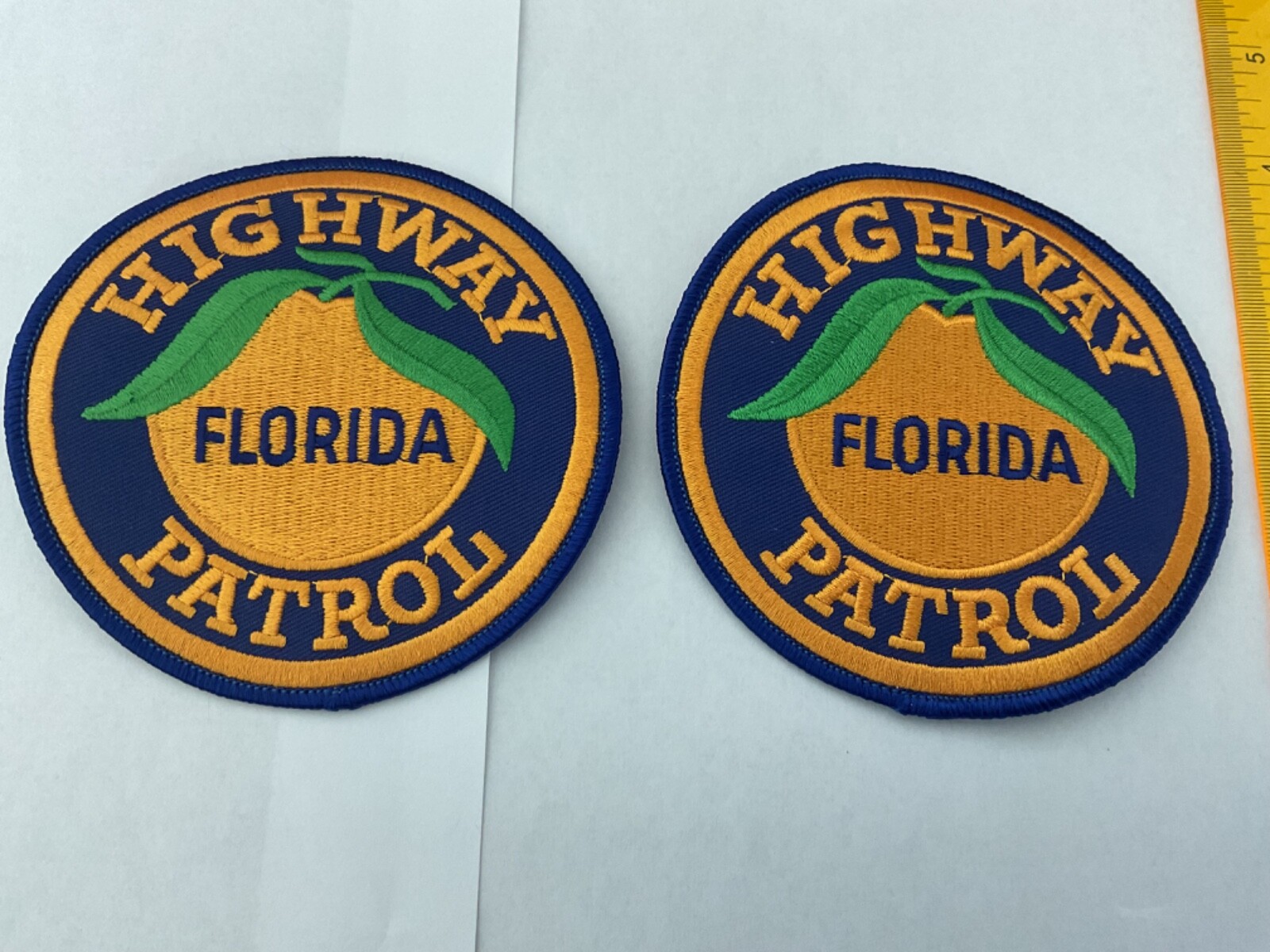 Florida Highway Patrol collectable Patch Set 2 pieces