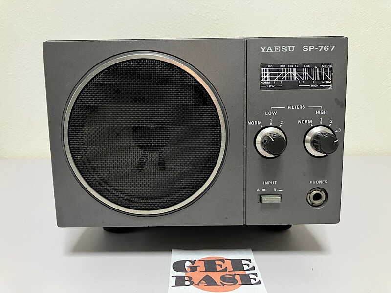 Yaesu SP-767 External Communications Radio Speaker Confirmed Operation Free Ship