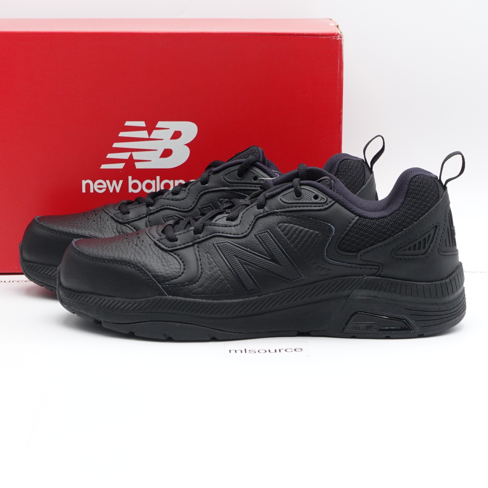 New Balance 857v3 Slip Resistant Leather Work Shoes Mens XXWIDE 6E MX857AB3