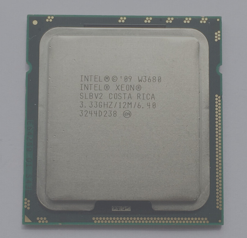 INTEL XEON W3680 3.33GHz / Six 6-CORE / 12M LGA1366 6.4 GT/s Processor