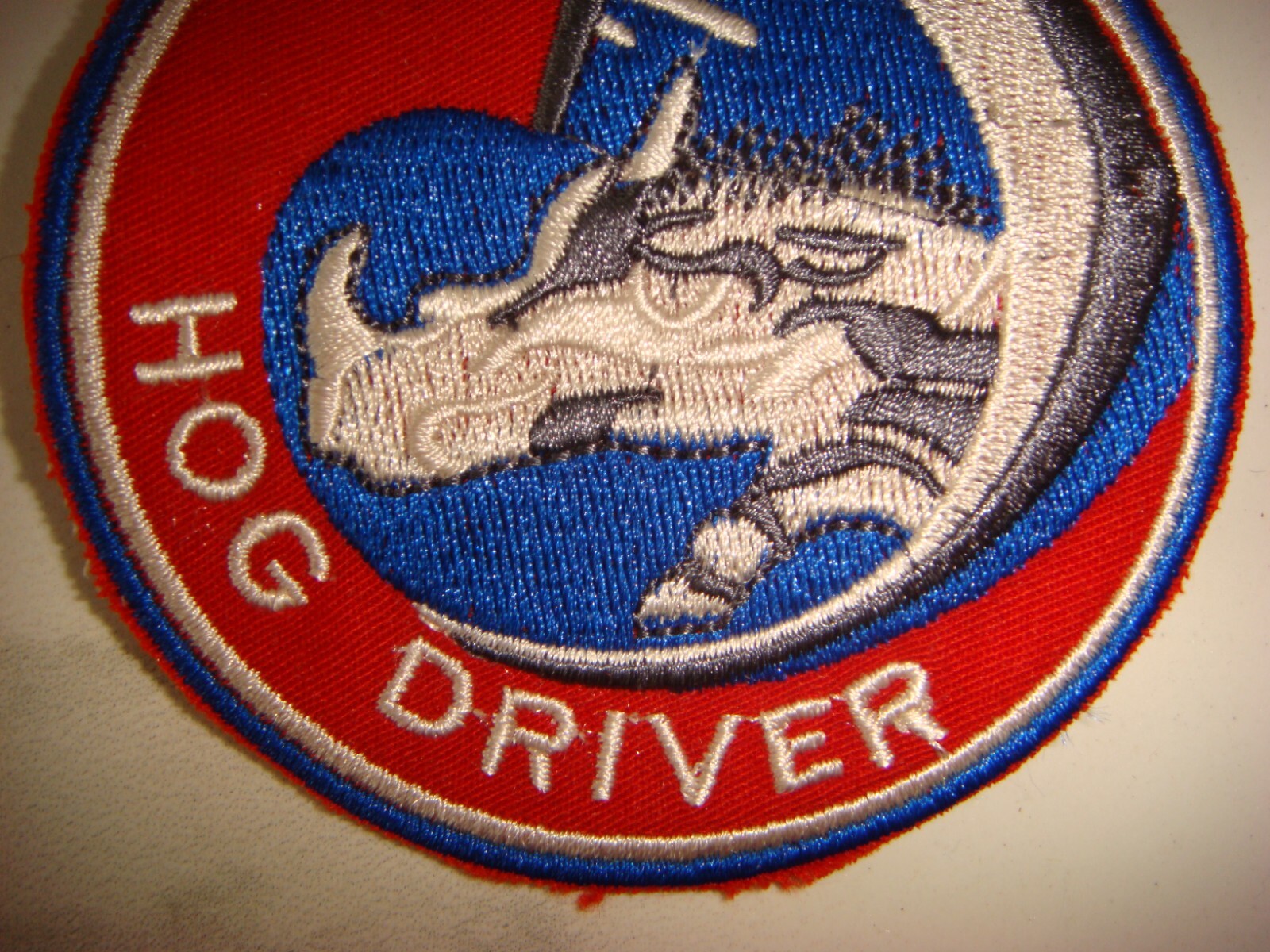 US AIR FORCE 25th FIGHTER SQ HOG DRIVER PATCH