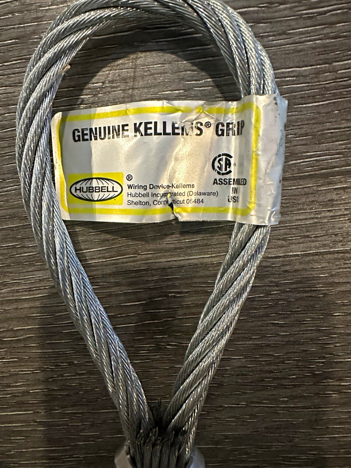 Hubbell Genuine Kellems Grip Cable/Wire Pulling Grip Cable Pulling Grip, Silver