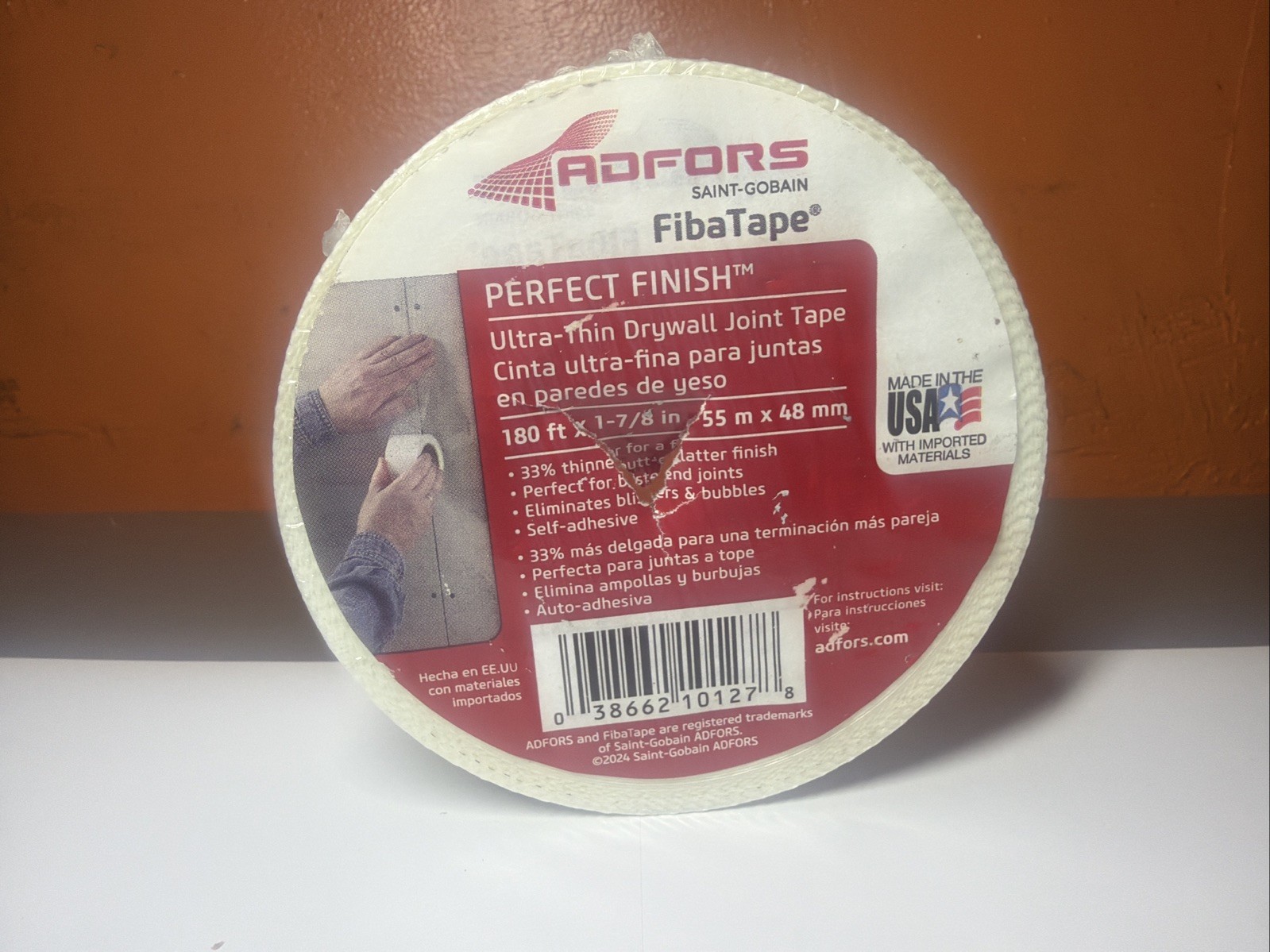 ADFORS FibaTape Fiberglass Mesh White Self Adhesive Drywall Tape USA NEW