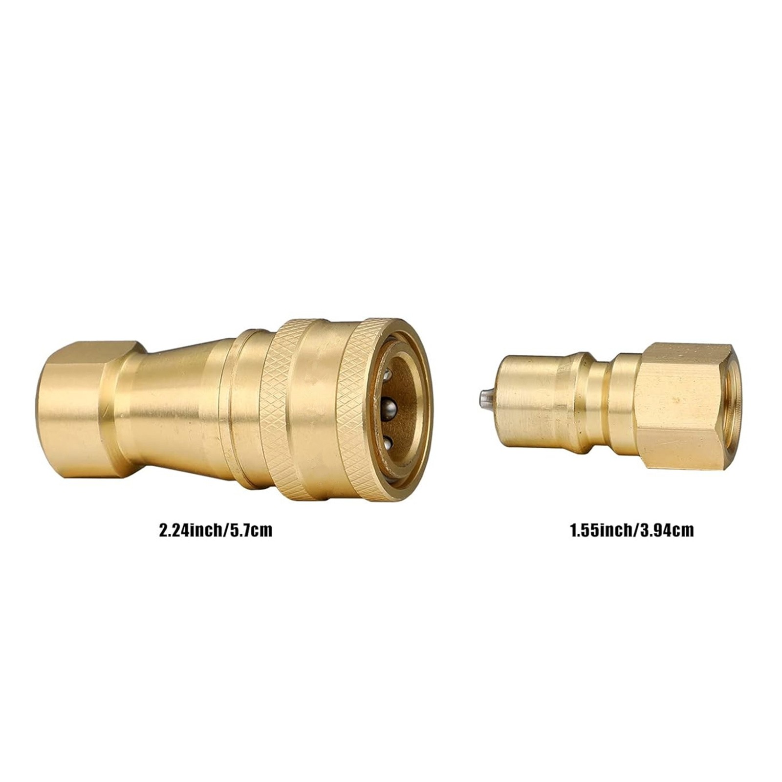 1 × 1/4" Quick Disconnect Coupler Valve for Surface Cleaner Quality Workmanship