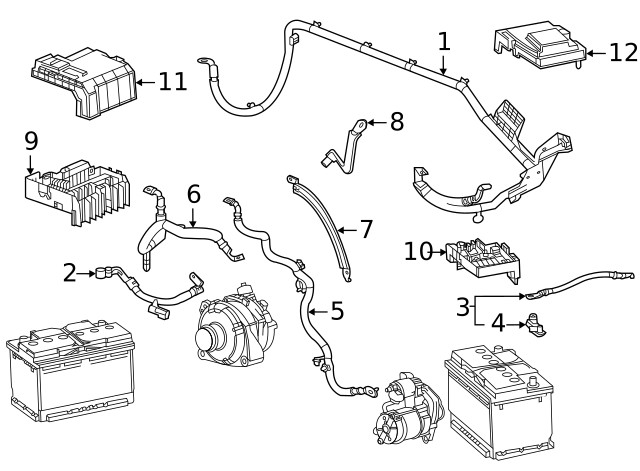 Genuine GM Fuse Block 84663446