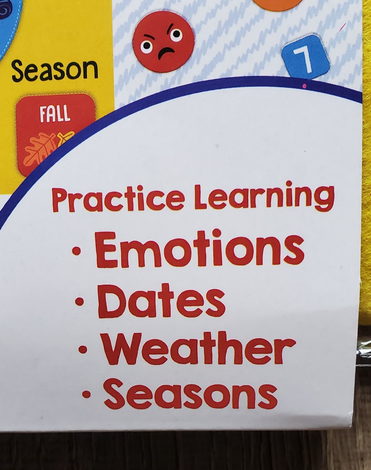 Felt Weather Chart For Pre K and Up (3+)