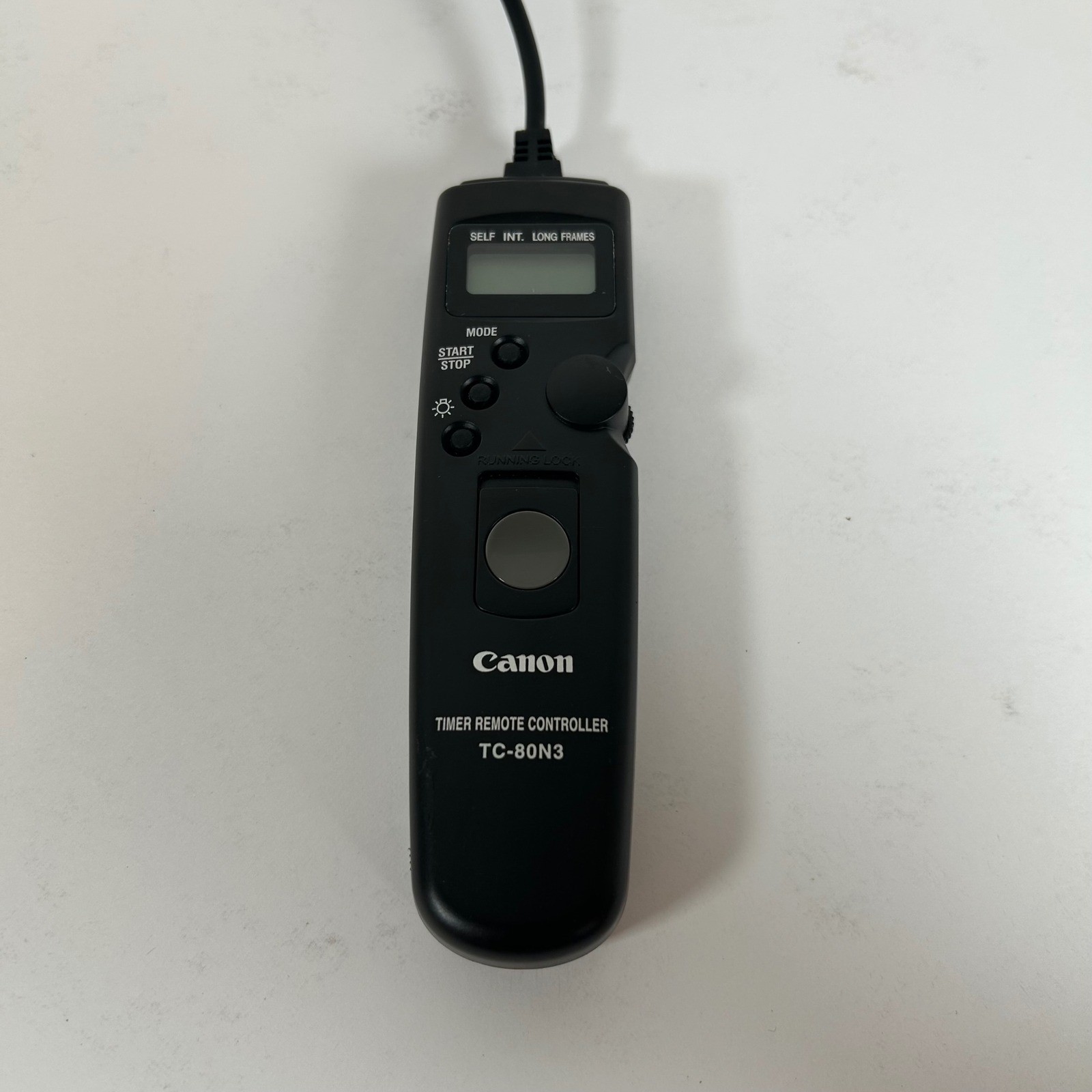 Canon TC-80N3 Timer Remote Controller Wired N3 Connector Black LCD Display Works
