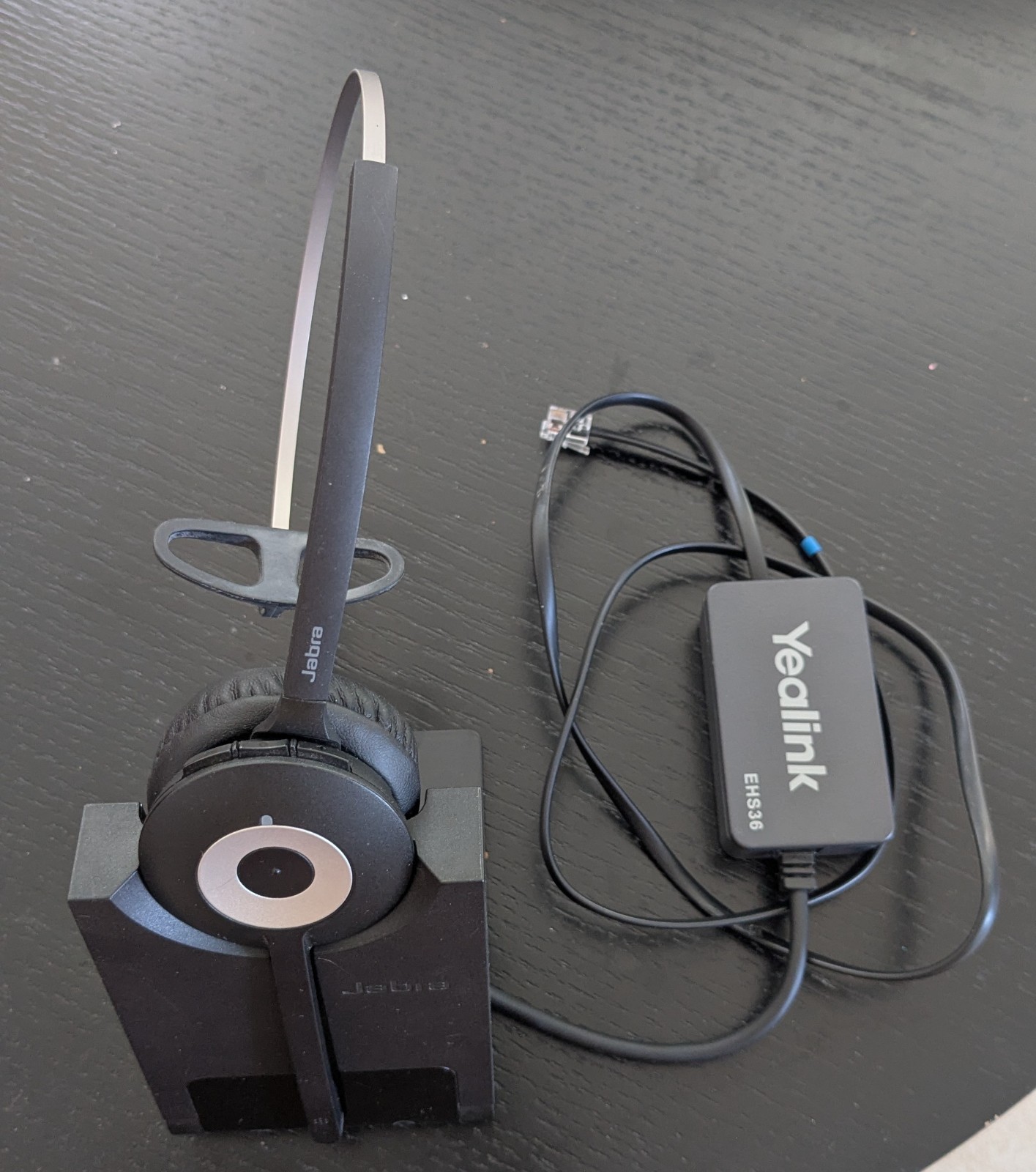 Jabra Pro 920 Mono 920-25-508-101 + Yealink EHS36 NO POWER SUPPLY