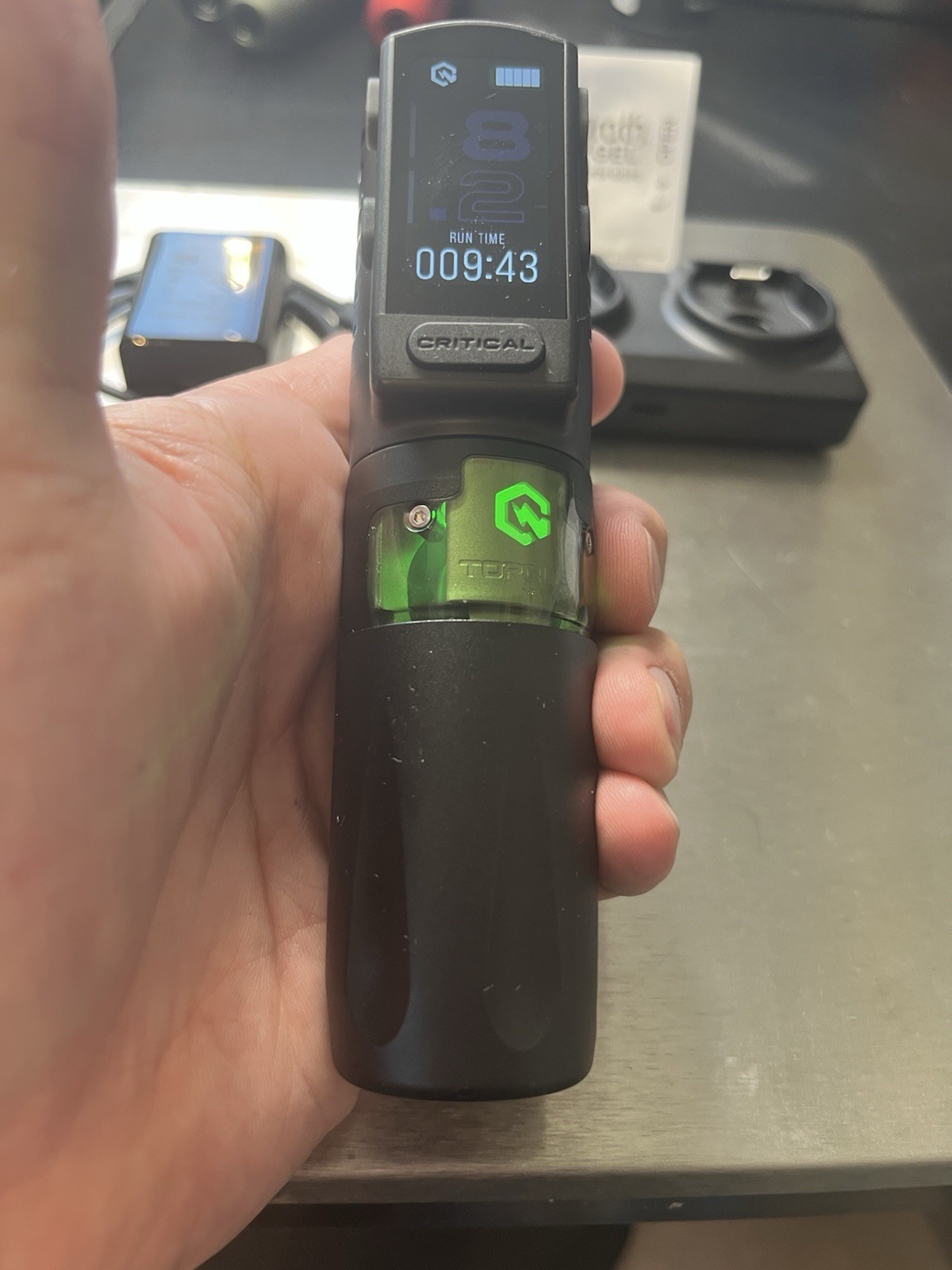 Critical Torque Wireless Tattoo Pen Machine 3.5 Shader.
