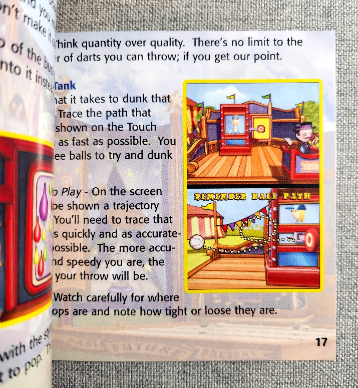 Carnival Games Instruction Manual Only - Nintendo DS