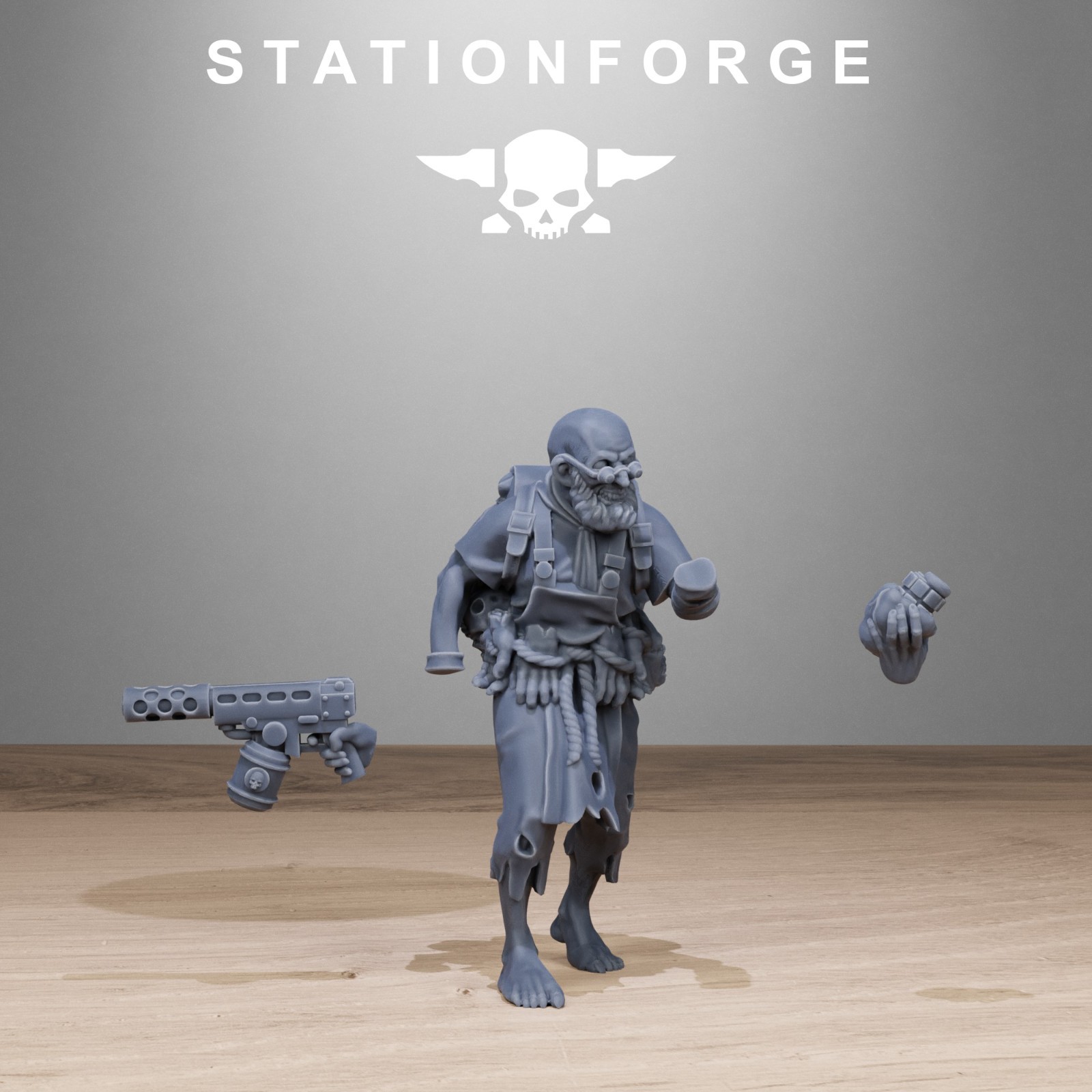 The Corrupted AbHumans from Station Forge 32mm