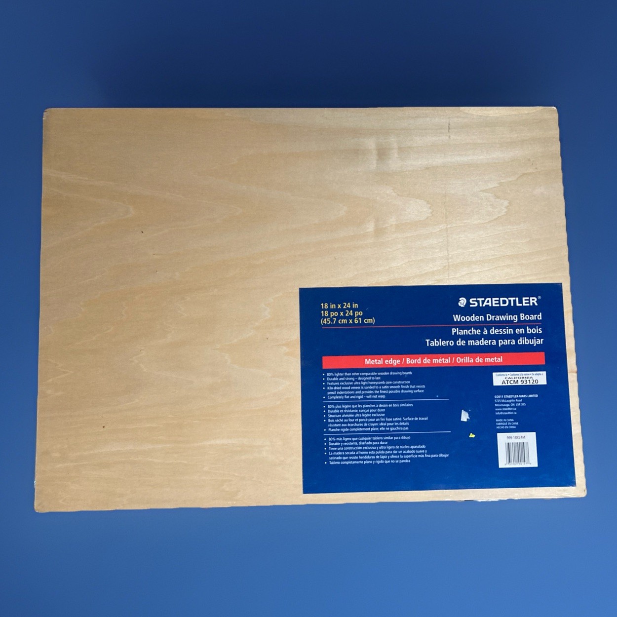 Staedtler Wooden Drawing Board 18x24 – New Sealed – Discontinued Artist Drafting