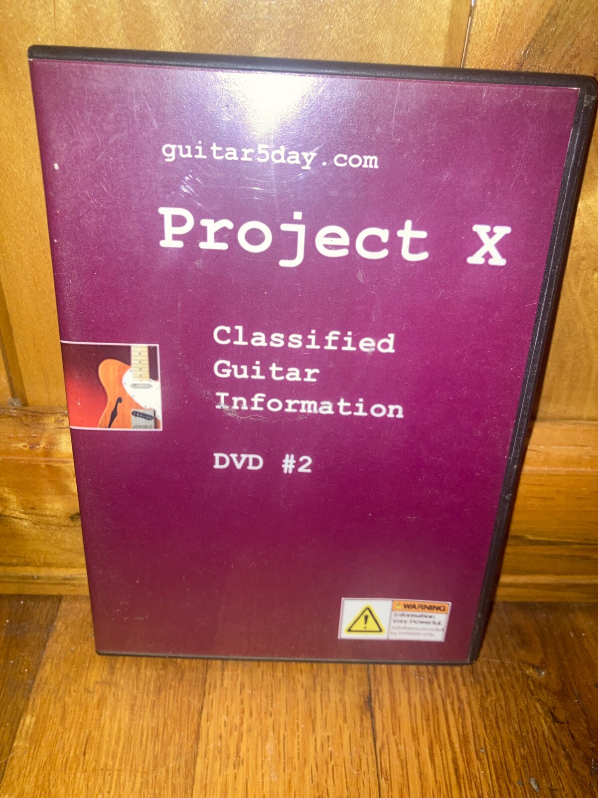 Project X Guitar Learning System - 3 DVD Set - Secrets to Learning Guitar New
