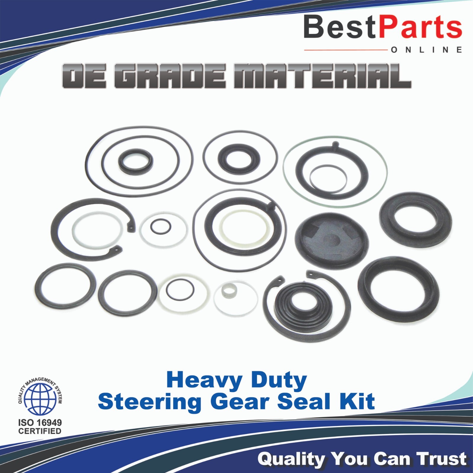 Heavy Duty Gear Seal Kit for ZF Model: 8014 (Large Piston)