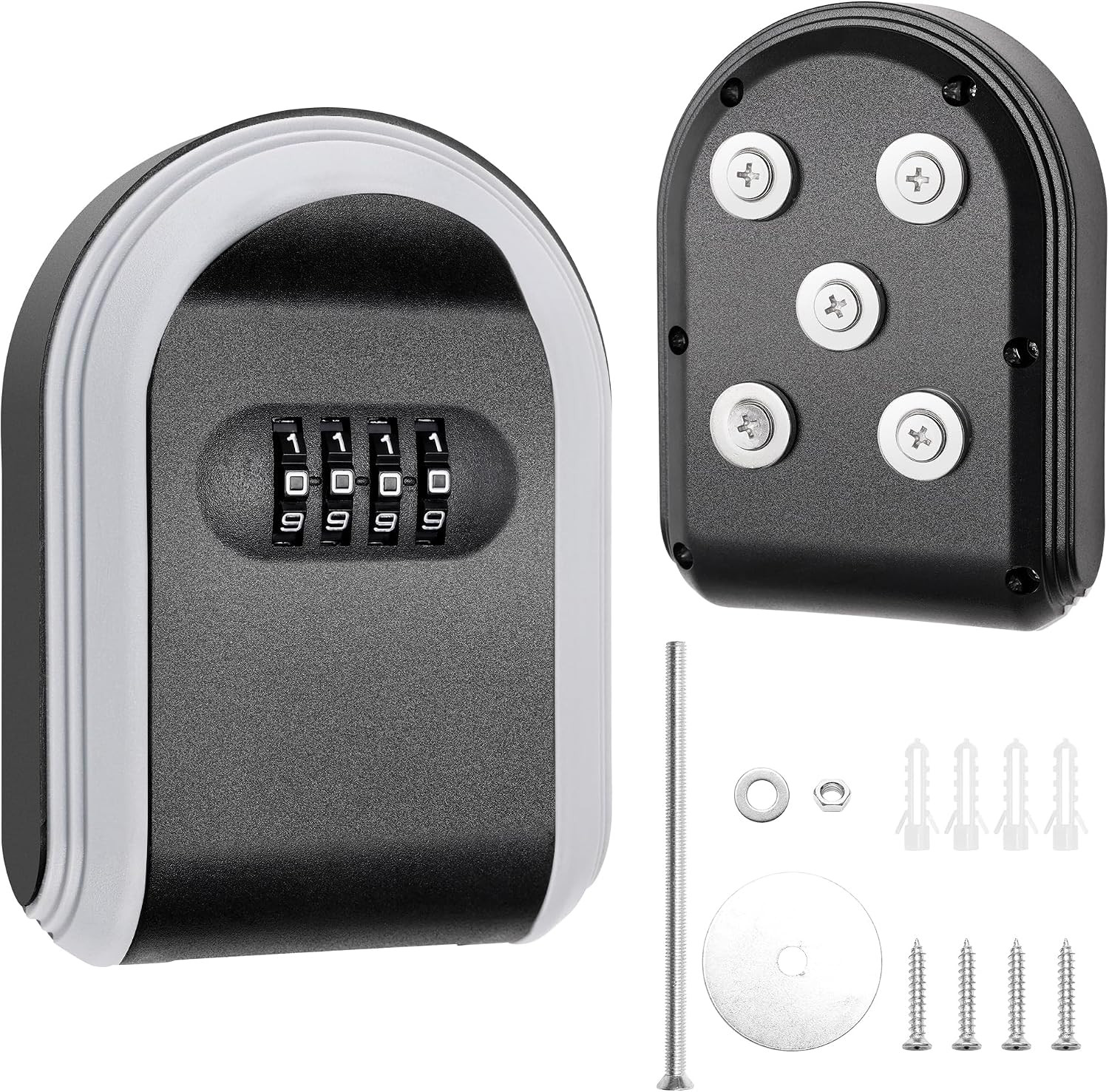 Magnetic Key Holder with Lock for Indoor, Outdoor Store Key | Magnet Key Lock